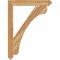 Ekena Millwork Legacy Arts & Crafts Rough Sawn Bracket, Western Red Cedar, 4"W x 34"D x 46"H BKT04X34X46LEC03RWR - alternate 3